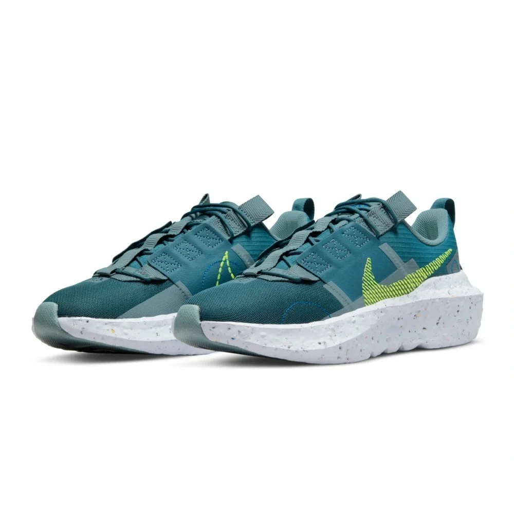 NIB Nike Men's Crater Impact SE Shoes # DJ6308 002 ash green/grey/volt